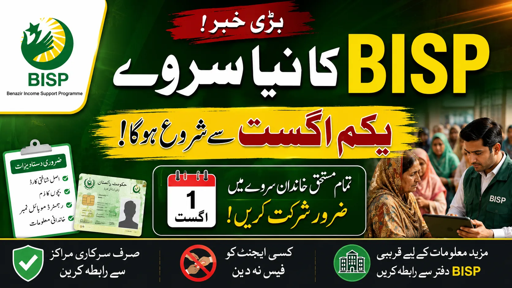 BISP Dynamic Survey new update