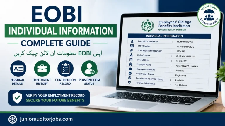 EOBI Individual Information – Complete Guide to Check