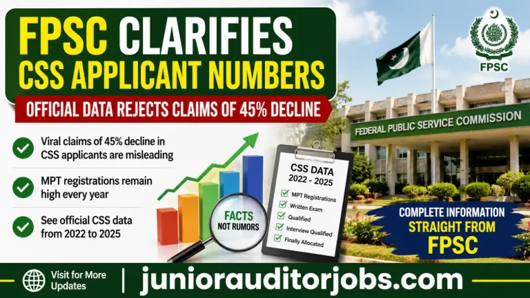 FPSC Clarifies CSS Applicant Numbers 2025