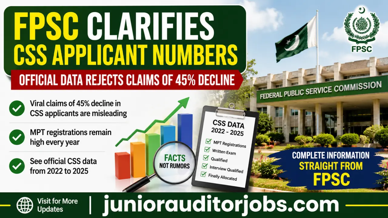 FPSC Clarifies CSS Applicant Numbers 2025