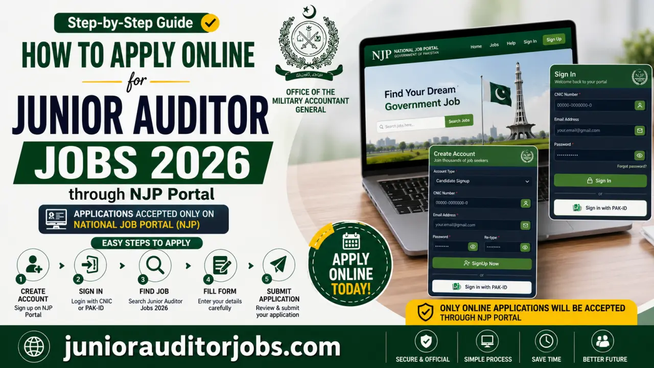 How to Apply Online for Junior Auditor Jobs 2026