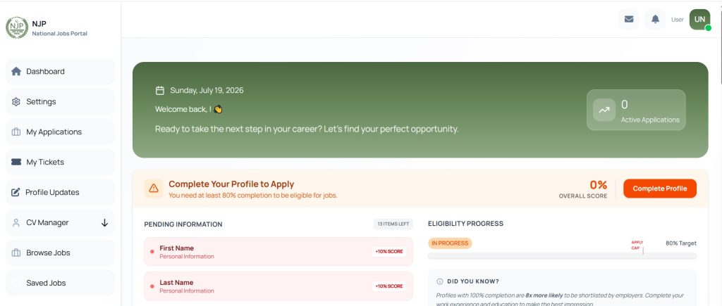 Sign In to Your NJP Account
