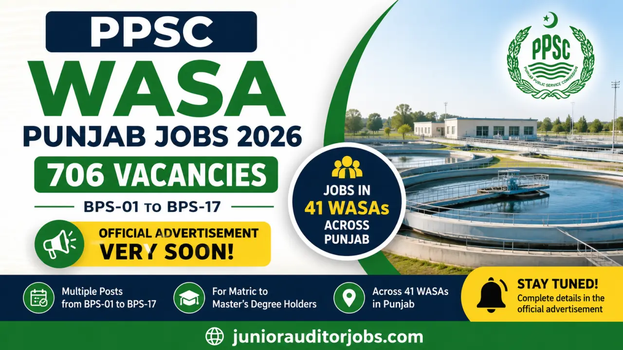 WASA Punjab Jobs 2026